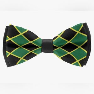 Countere Mara tricolored men’s neck bow tie. Adjustable neck strap, 109%silk, OS
